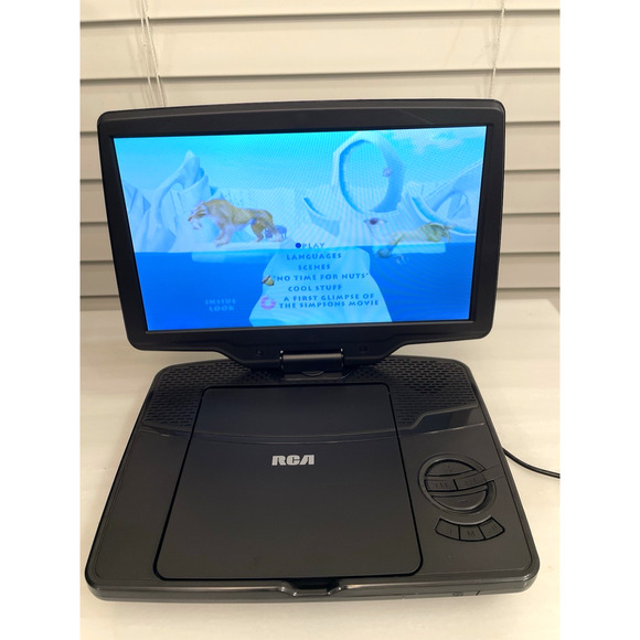 RCA Portable DVD Player 10" Display DRC98101S w/ Car Charger-Tested Works great - Picture 3 of 15